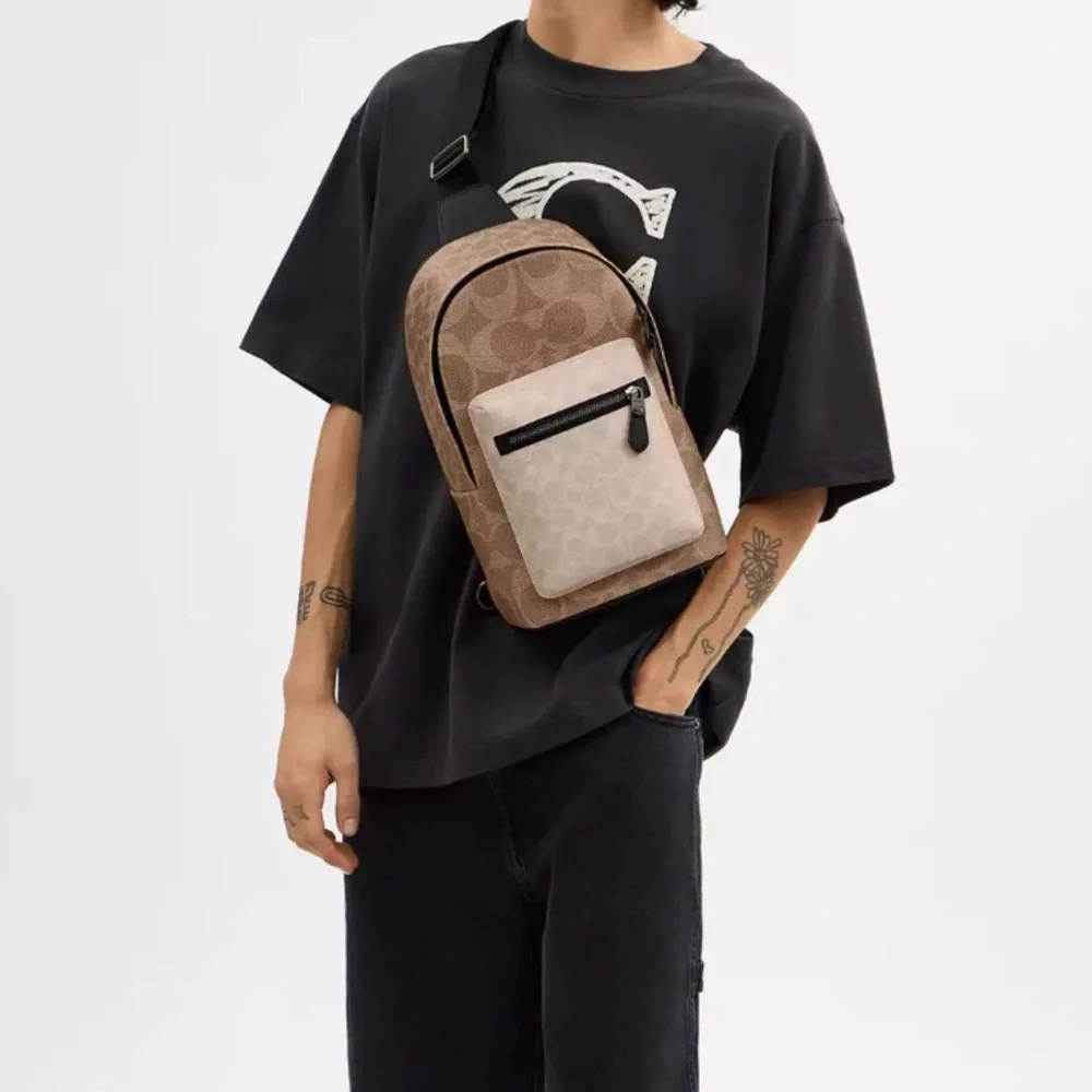 Coach Tan and Cream Backpack - Picture 6 of 7